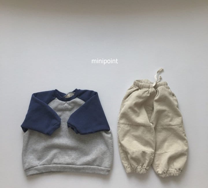 MINIPOINT - Korean Children Fashion - #Kfashion4kids - Raglan Sweatshirt
