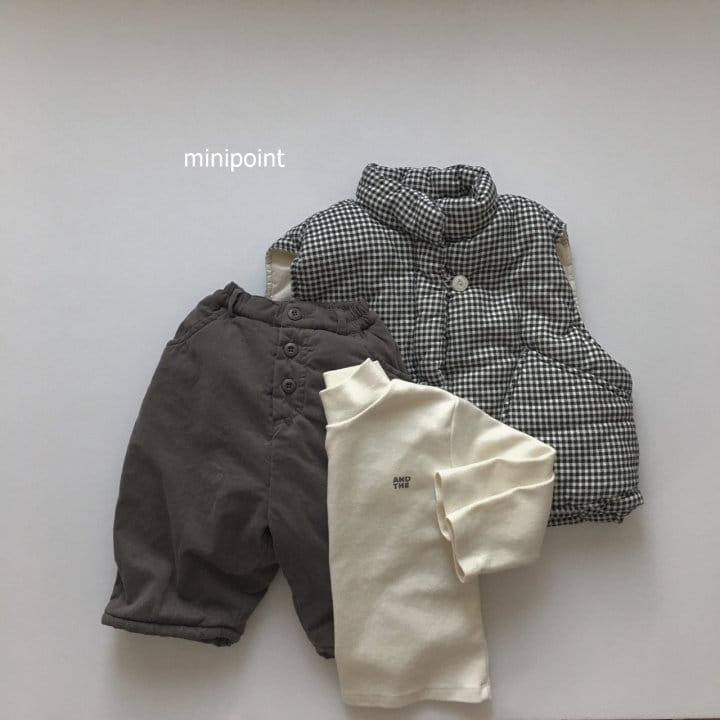 MINIPOINT - Korean Children Fashion - #Kfashion4kids - Button Pants
