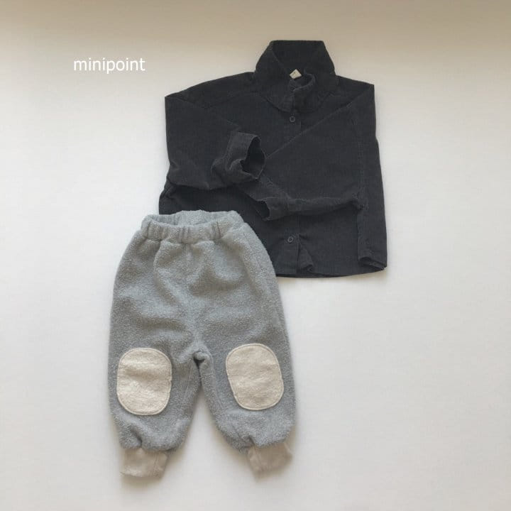 MINIPOINT - Korean Children Fashion - #Kfashion4kids - Rib Short Shirt - 3