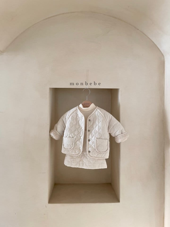 MONBEBE - Korean Children Fashion - #Kfashion4kids - Cotton Quilting Dungarees Skirt - 8