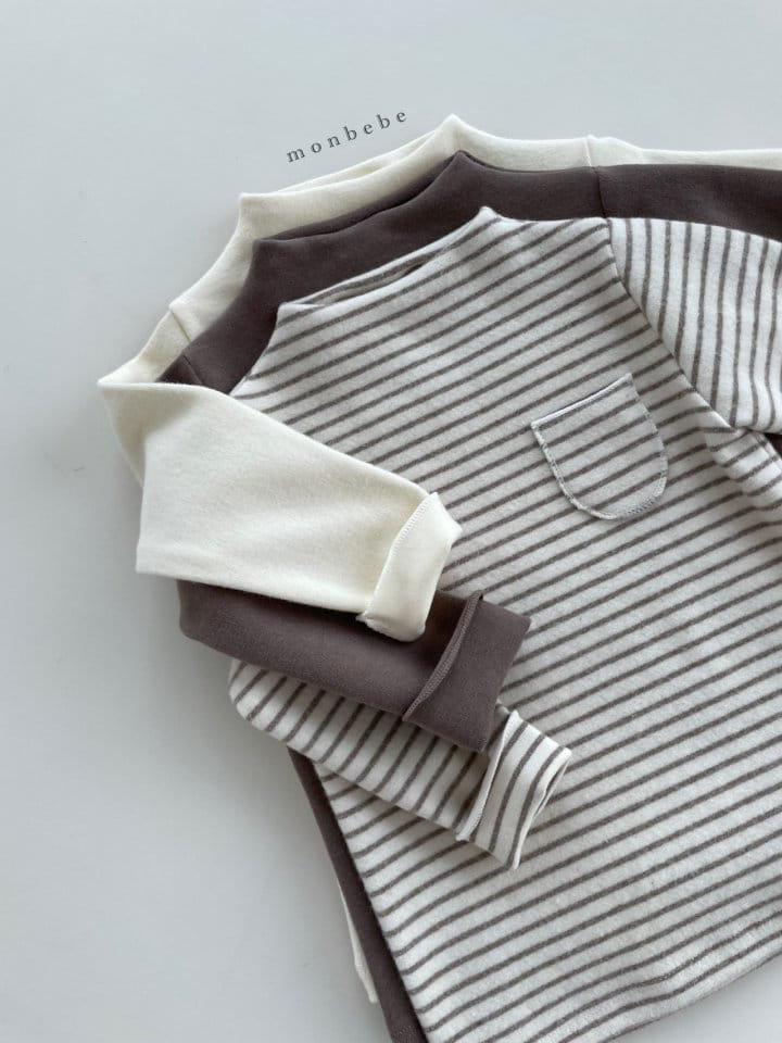 MONBEBE - Korean Children Fashion - #Kfashion4kids - Daily High Neck Tee - 4