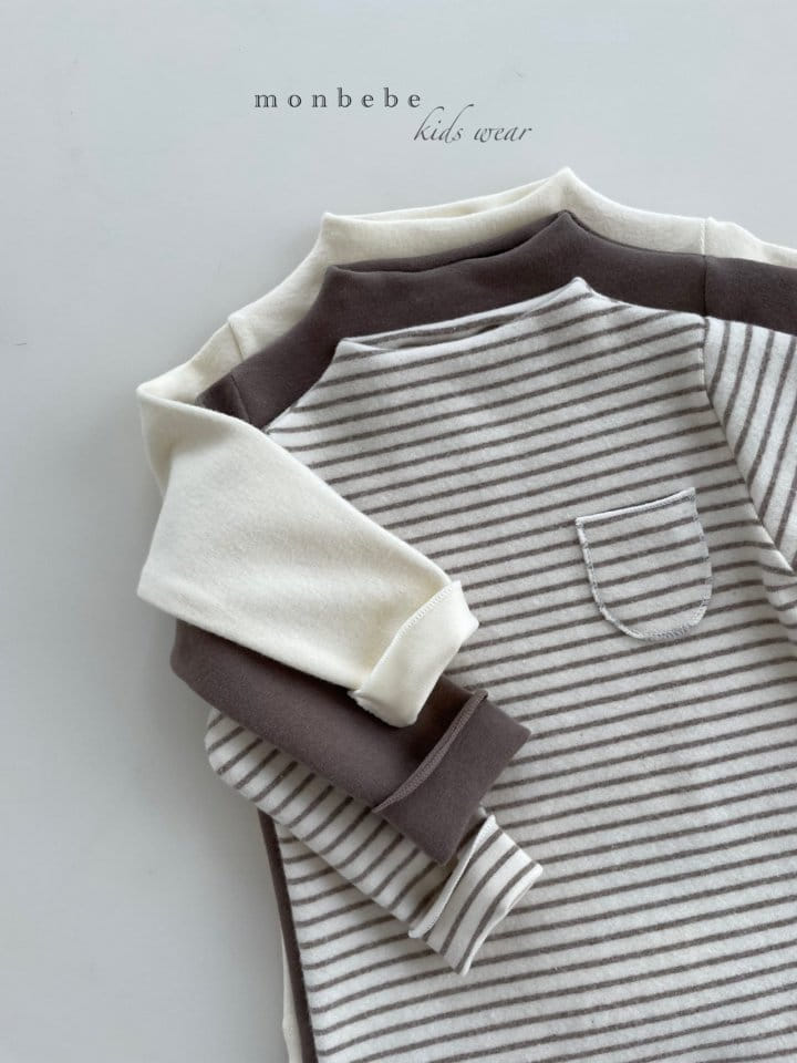 MONBEBE - Korean Children Fashion - #Kfashion4kids - Daily High Neck Tee - 7