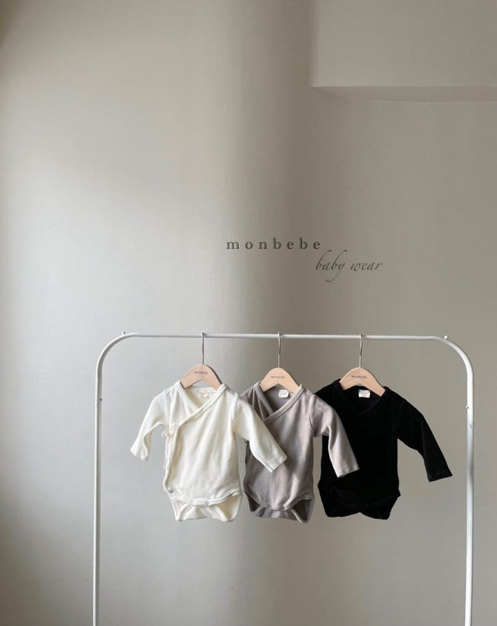 MONBEBE - Korean Children Fashion - #Kfashion4kids - Veloure Petti Bodysuit