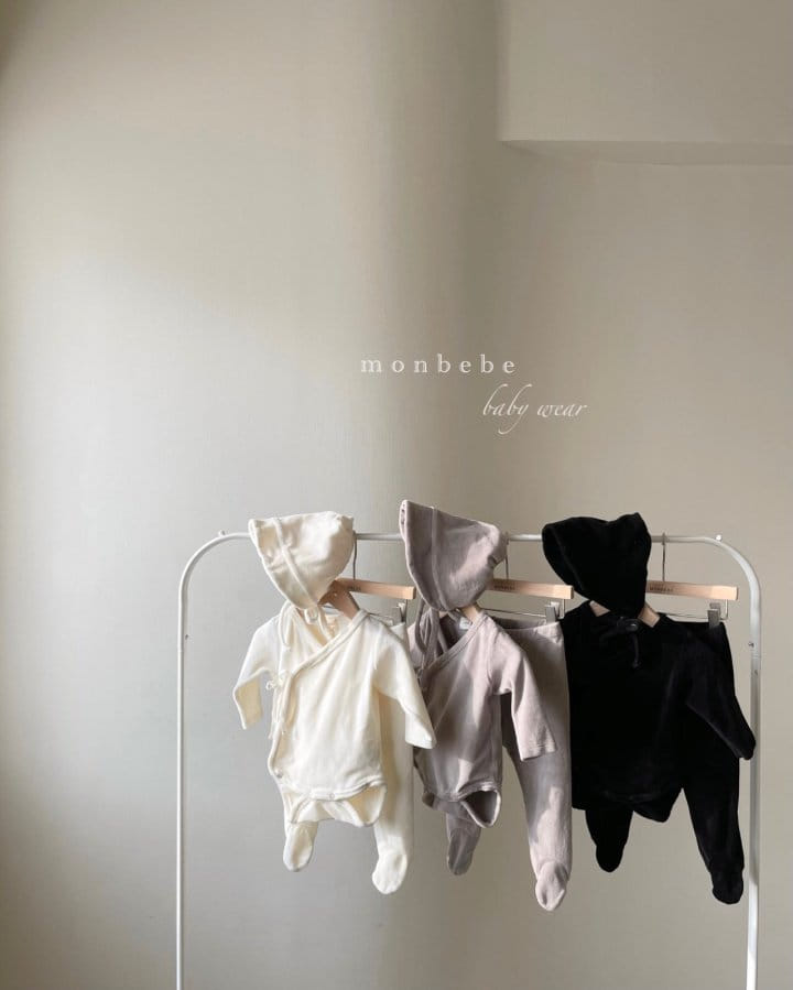MONBEBE - Korean Children Fashion - #Kfashion4kids - Veloure Petti Bodysuit - 6