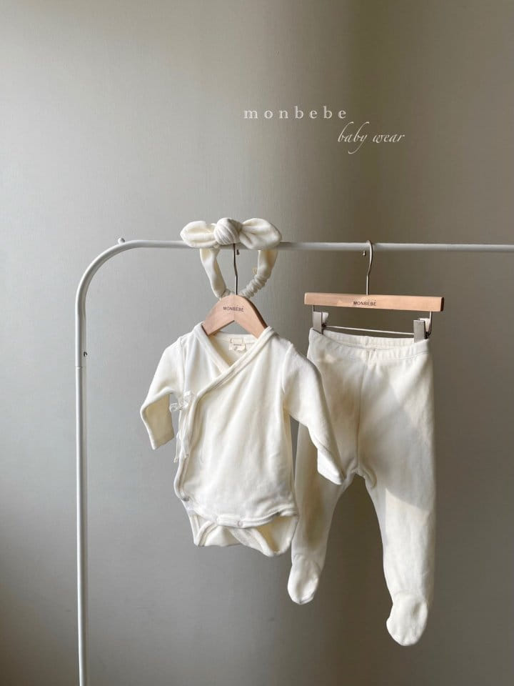 MONBEBE - Korean Children Fashion - #Kfashion4kids - Veloure Petti Bodysuit - 8