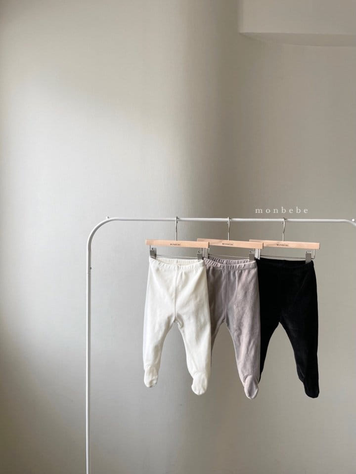 MONBEBE - Korean Children Fashion - #Kfashion4kids - Veloure Petti Foot Leggings