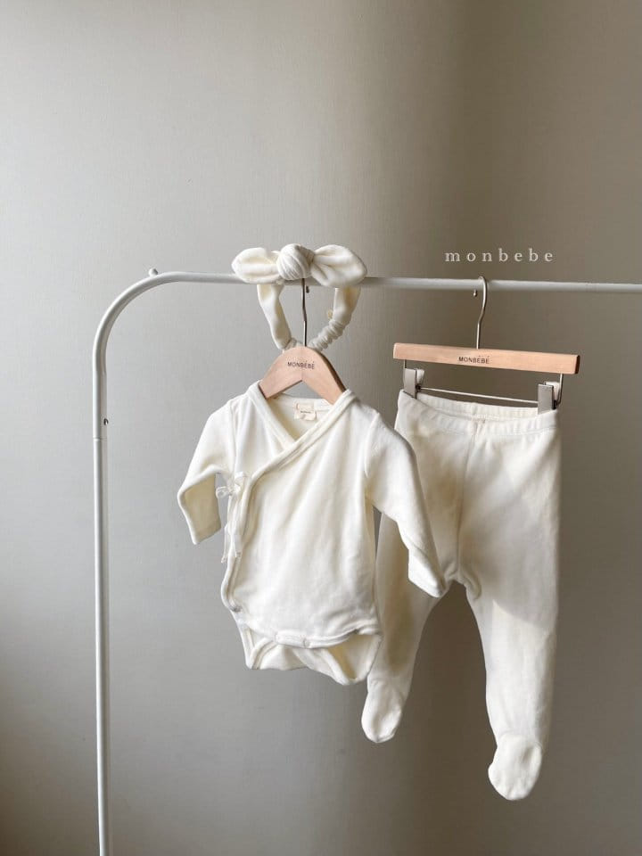 MONBEBE - Korean Children Fashion - #Kfashion4kids - Veloure Petti Foot Leggings - 3