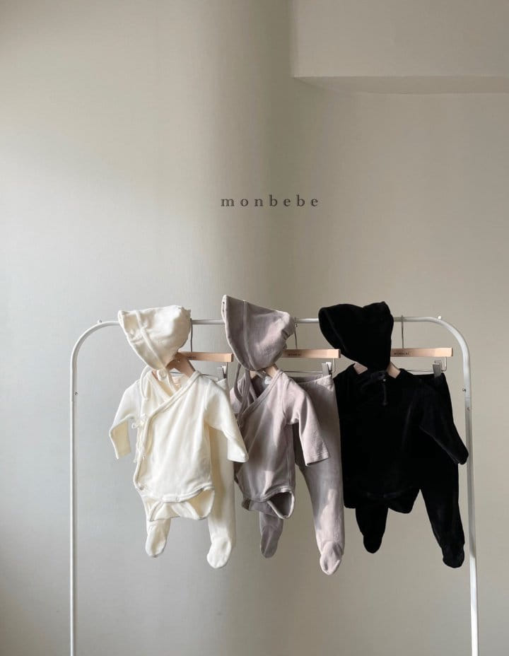 MONBEBE - Korean Children Fashion - #Kfashion4kids - Veloure Petti Foot Leggings - 4