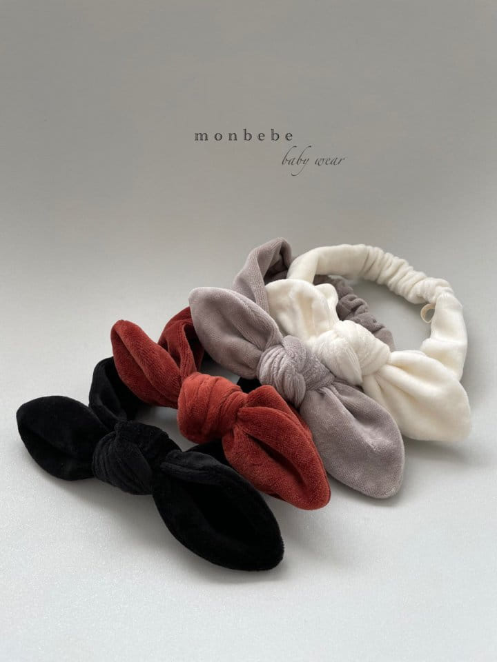 MONBEBE - Korean Children Fashion - #Kfashion4kids - Veloure Rbbon Hairband - 3