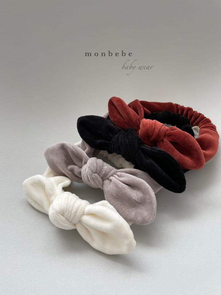 MONBEBE - Korean Children Fashion - #Kfashion4kids - Veloure Rbbon Hairband - 4