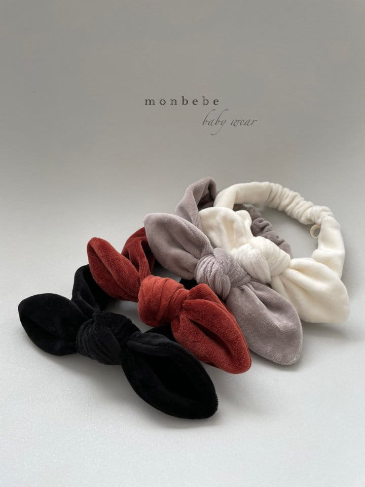 MONBEBE - Korean Children Fashion - #Kfashion4kids - Veloure Rbbon Hairband - 5