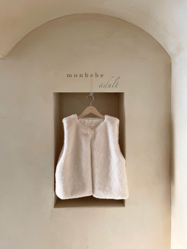 MONBEBE - Korean Children Fashion - #Kfashion4kids - Mom Eco Fluffy Vest - 3