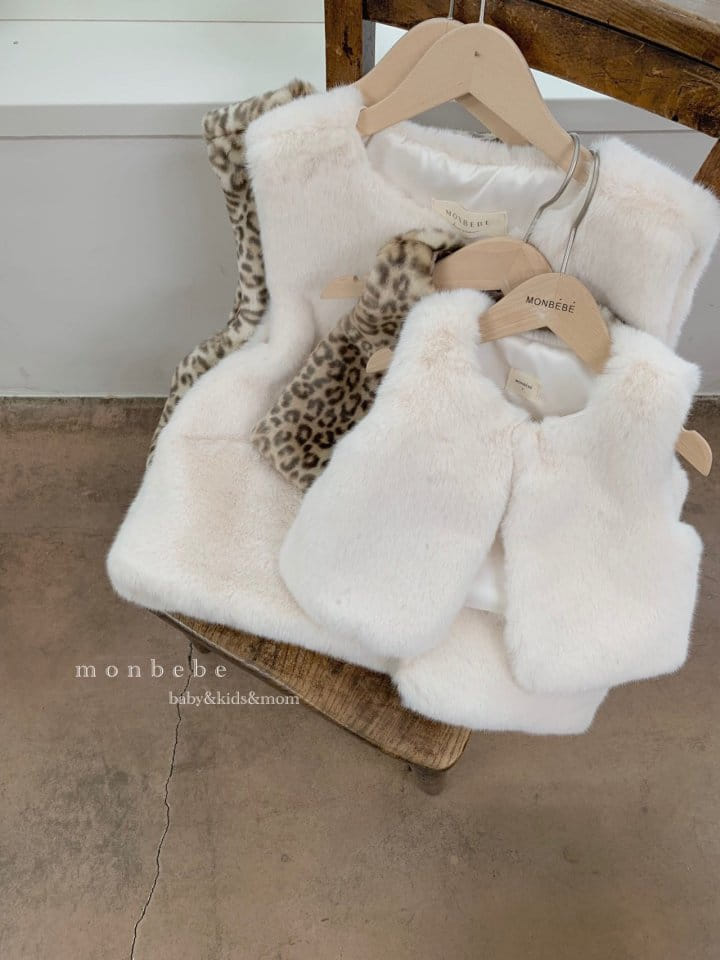 MONBEBE - Korean Children Fashion - #Kfashion4kids - Mom Eco Fluffy Vest - 4