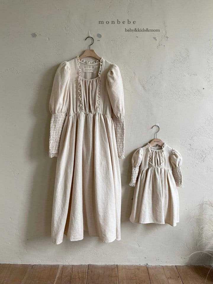MONBEBE - Korean Children Fashion - #Kfashion4kids - Mom Oresea One-piece - 5