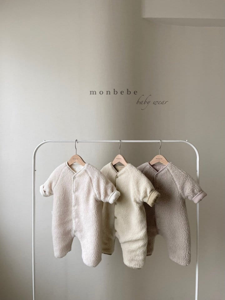 MONBEBE - Korean Children Fashion - #Kfashion4kids - Cotton Reversible Warm Bodysuit - 2