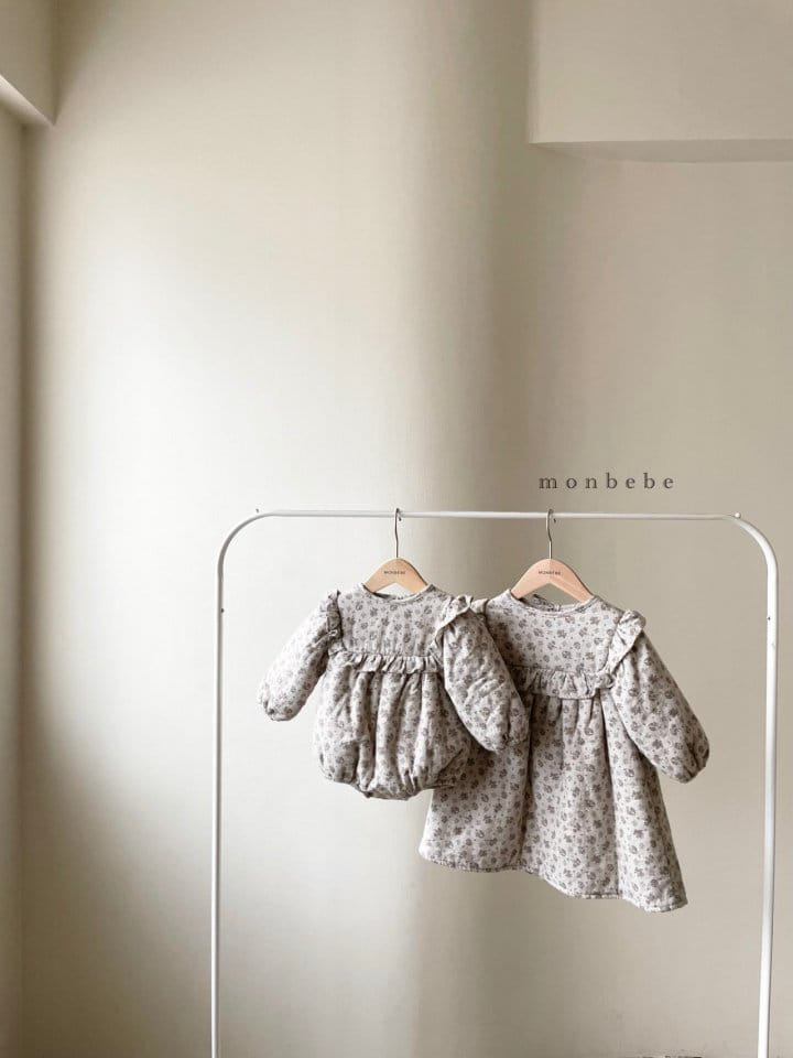 MONBEBE - Korean Children Fashion - #Kfashion4kids - Flower Bonding Bodysuit - 5