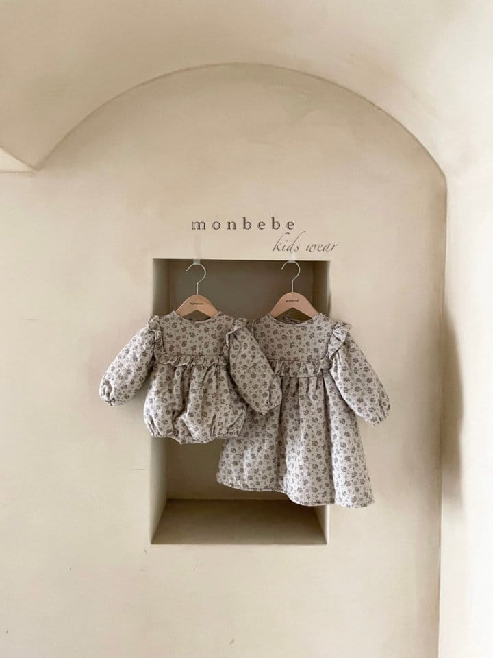 MONBEBE - Korean Children Fashion - #Kfashion4kids - Flower Bonding Bodysuit - 7
