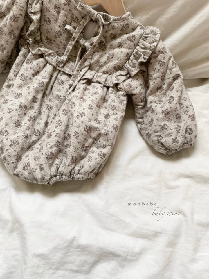 MONBEBE - Korean Children Fashion - #Kfashion4kids - Flower Bonding Bodysuit - 8
