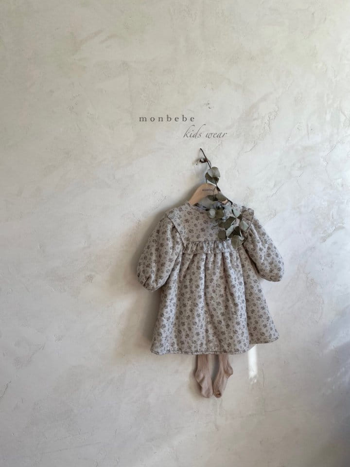 MONBEBE - Korean Children Fashion - #Kfashion4kids - Flower Bonding One-piece - 10