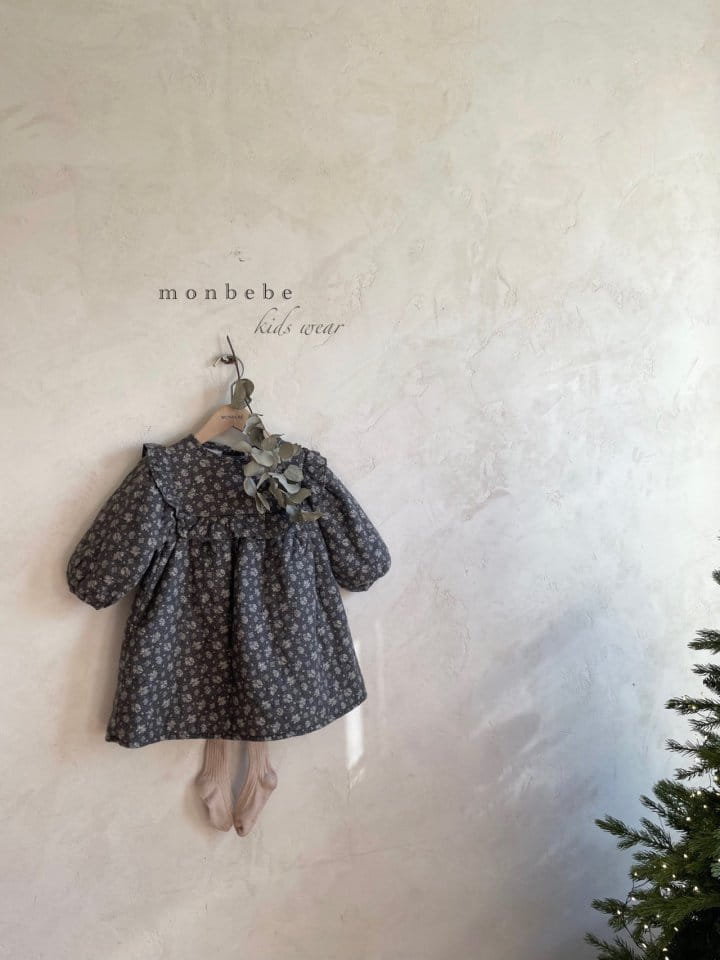 MONBEBE - Korean Children Fashion - #Kfashion4kids - Flower Bonding One-piece - 12