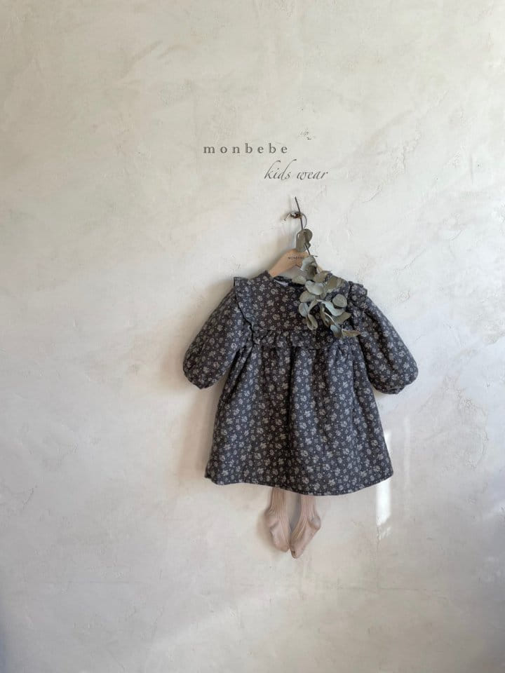 MONBEBE - Korean Children Fashion - #Kfashion4kids - Flower Bonding One-piece - 2