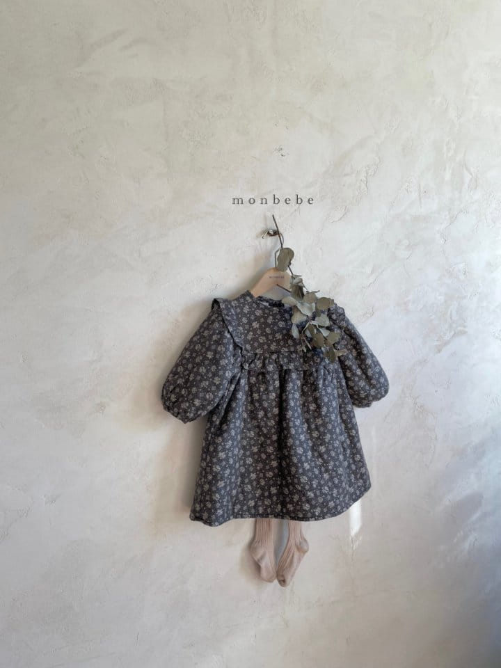 MONBEBE - Korean Children Fashion - #Kfashion4kids - Flower Bonding One-piece - 9