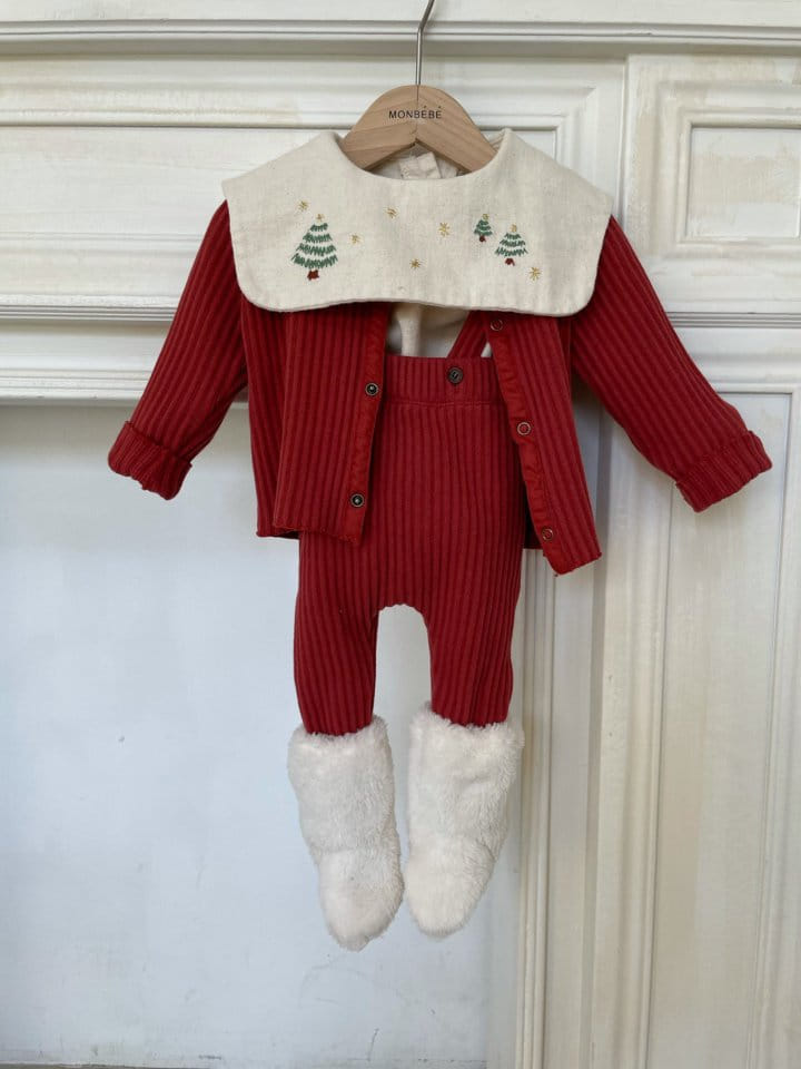 MONBEBE - Korean Children Fashion - #Kfashion4kids - Fleece Rib Cardigan - 11