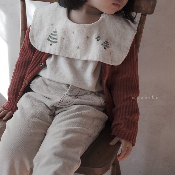 MONBEBE - Korean Children Fashion - #Kfashion4kids - Fleece Rib Cardigan - 3