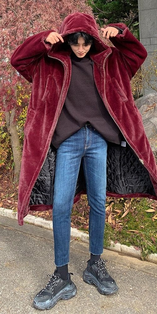MONE - Korean Children Fashion - #Kfashion4kids - Pupple Mink Long Hoody Zip-up - 10