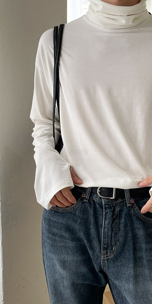 MONE - Korean Children Fashion - #Kfashion4kids - Deluna Warmer Long Turtleneck Tee - 10