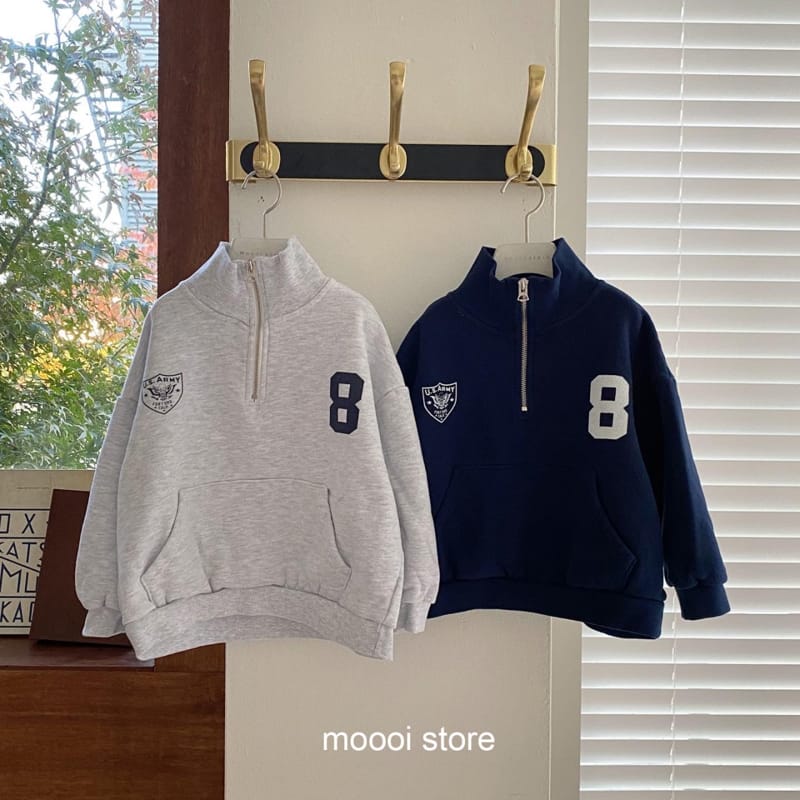MOOI STORE - Korean Children Fashion - #Kfashion4kids - Us Fleece Half Zip-up - 9