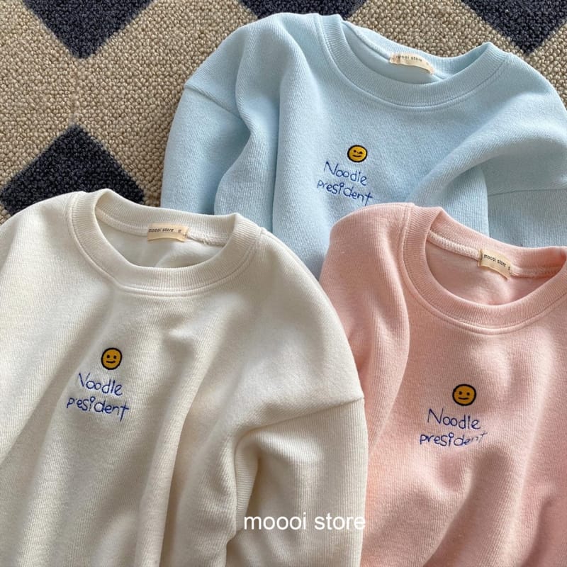 MOOI STORE - Korean Children Fashion - #Kfashion4kids - Noodle Embroidery Round