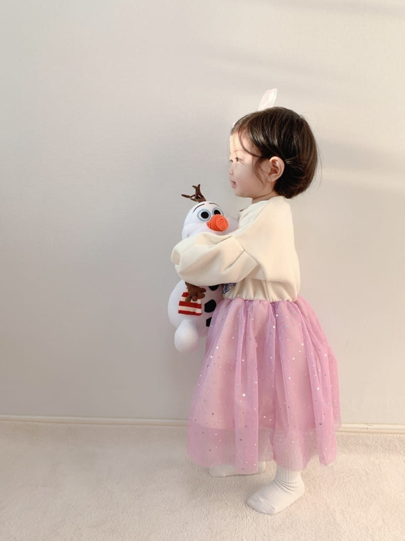 MORAN - Korean Children Fashion - #Kfashion4kids - Fleece Elsa One-piece - 3