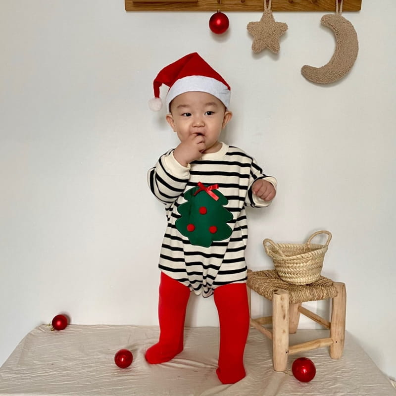MORAN - Korean Children Fashion - #Kfashion4kids - Tree Bodysuit with Leggings - 2