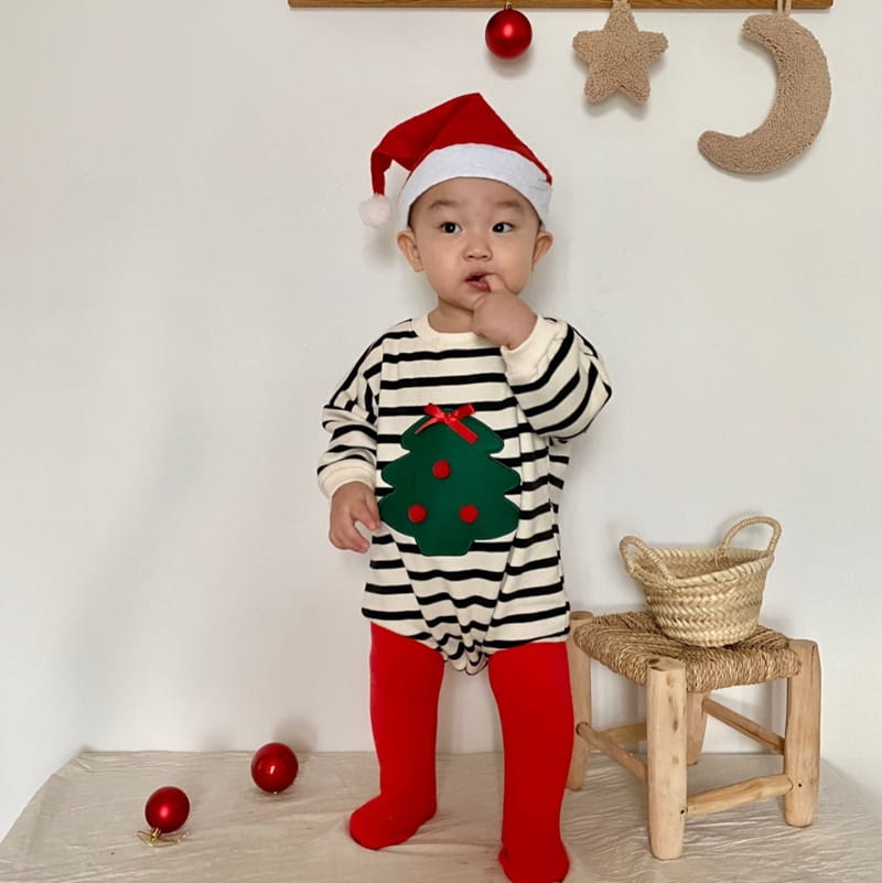 MORAN - Korean Children Fashion - #Kfashion4kids - Tree Bodysuit with Leggings - 3