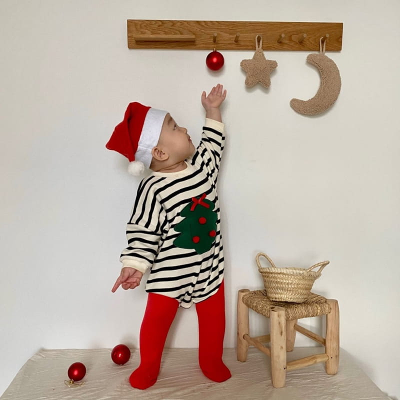 MORAN - Korean Children Fashion - #Kfashion4kids - Tree Bodysuit with Leggings - 6
