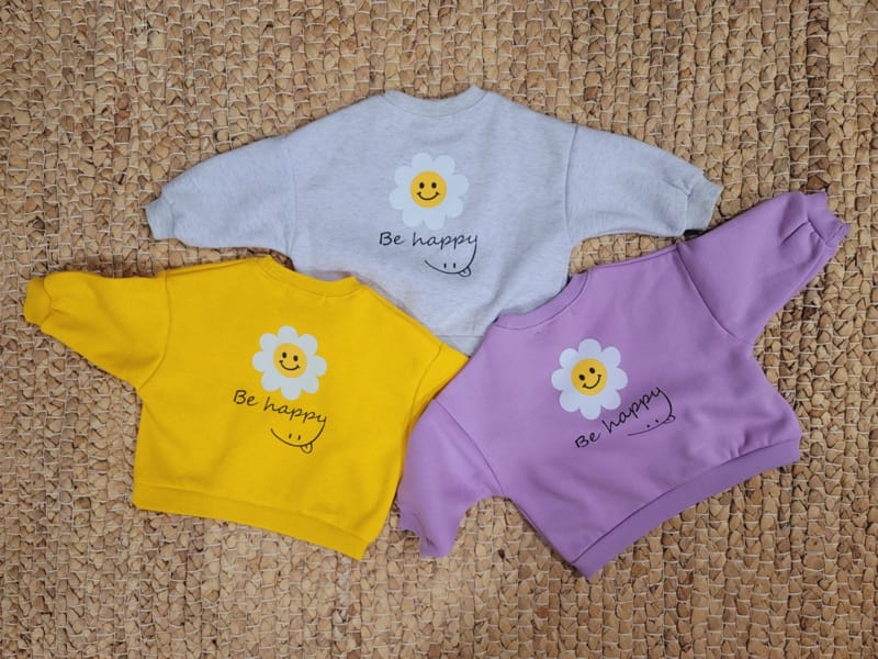 MORAN - Korean Children Fashion - #Kfashion4kids - Fleece Daisy Top Bottom Set