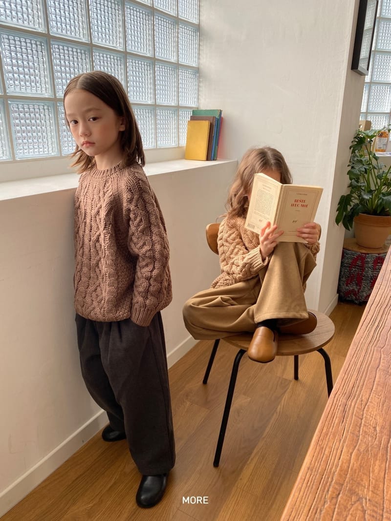 MORE - Korean Children Fashion - #Kfashion4kids - Twist Knit - 3