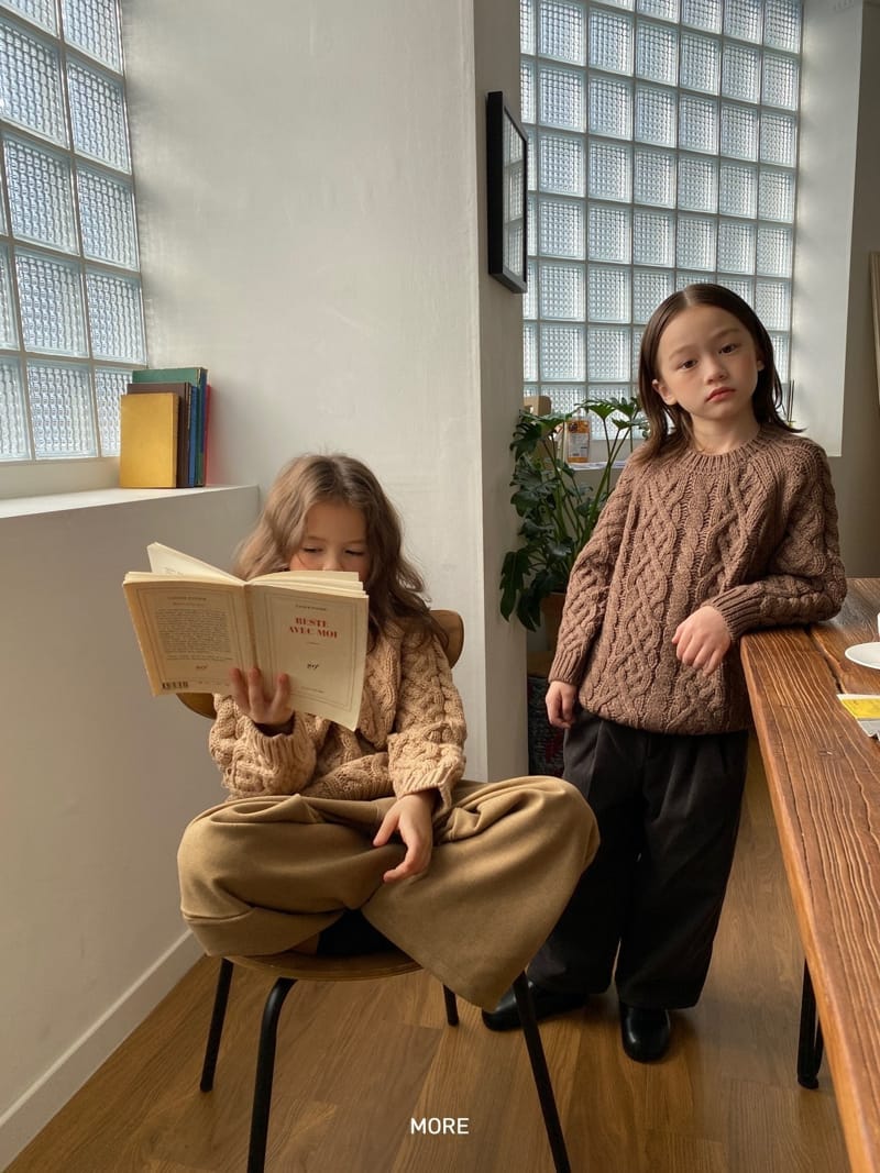 MORE - Korean Children Fashion - #Kfashion4kids - Twist Knit - 4