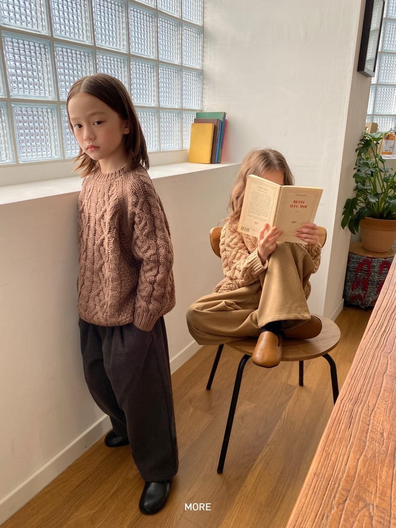MORE - Korean Children Fashion - #Kfashion4kids - Twist Knit - 5