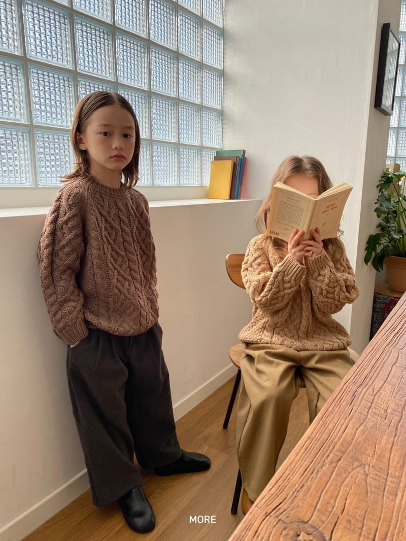 MORE - Korean Children Fashion - #Kfashion4kids - Twist Knit - 6