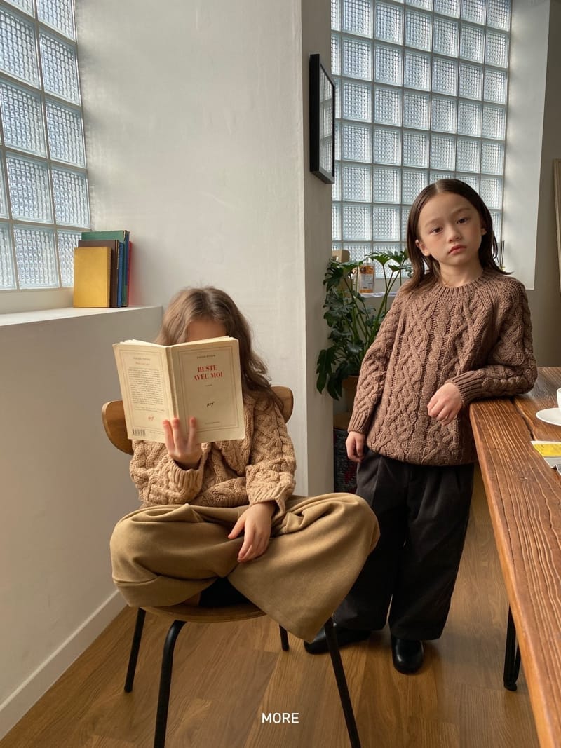 MORE - Korean Children Fashion - #Kfashion4kids - Twist Knit - 7