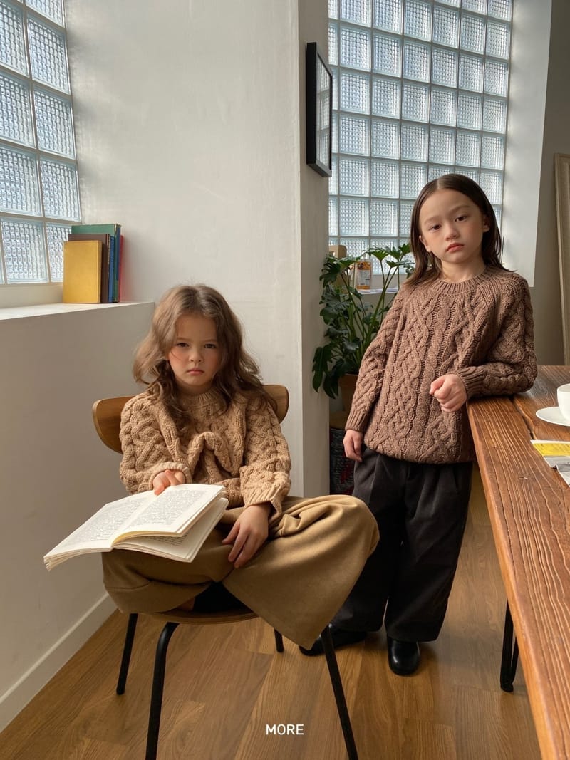 MORE - Korean Children Fashion - #Kfashion4kids - Twist Knit - 8