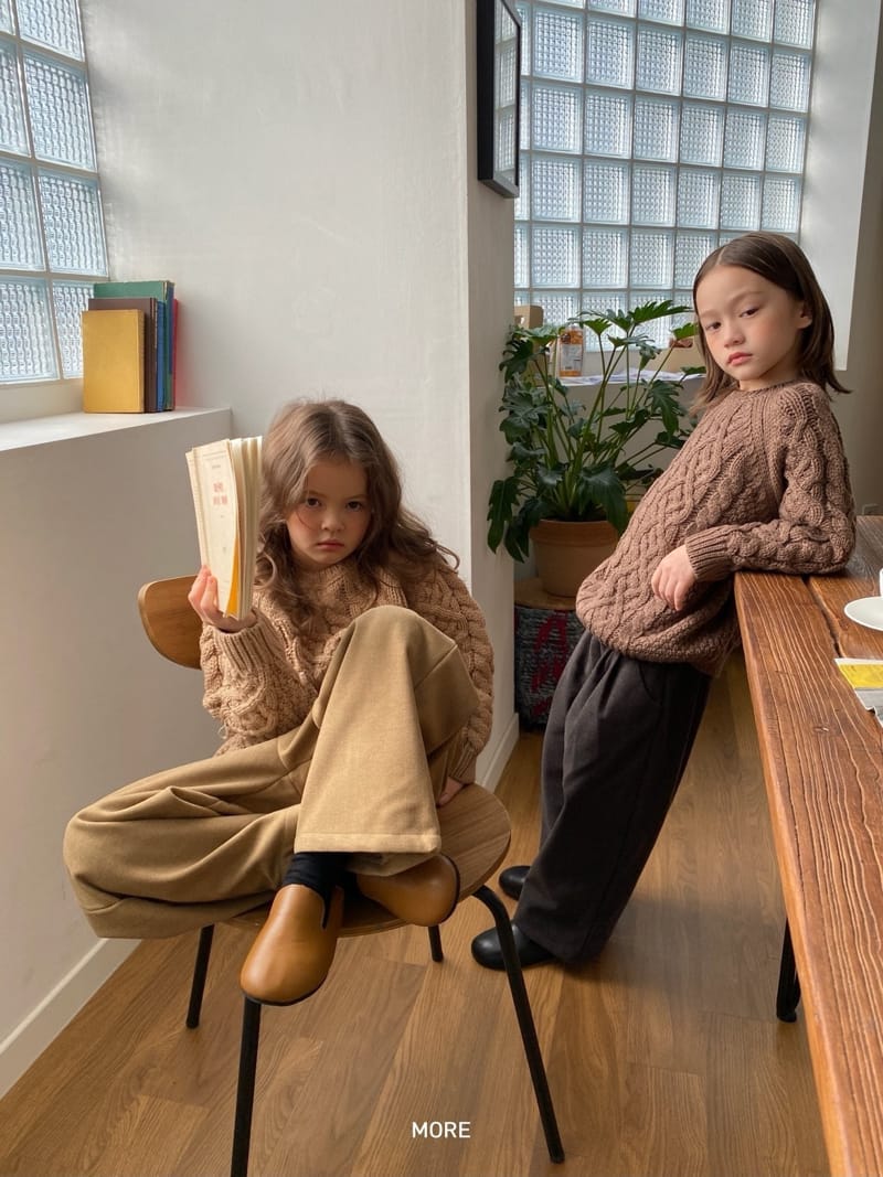 MORE - Korean Children Fashion - #Kfashion4kids - Twist Knit - 9