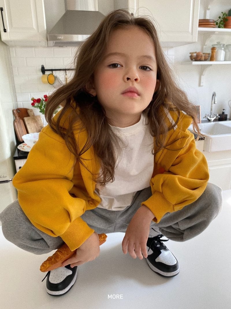 MORE - Korean Children Fashion - #Kfashion4kids - Button Hoody Jacket
