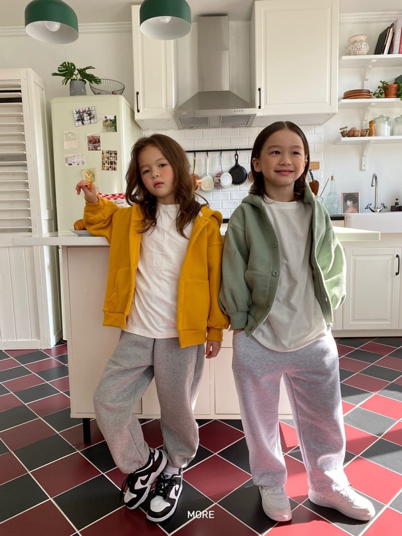MORE - Korean Children Fashion - #Kfashion4kids - Button Hoody Jacket - 2
