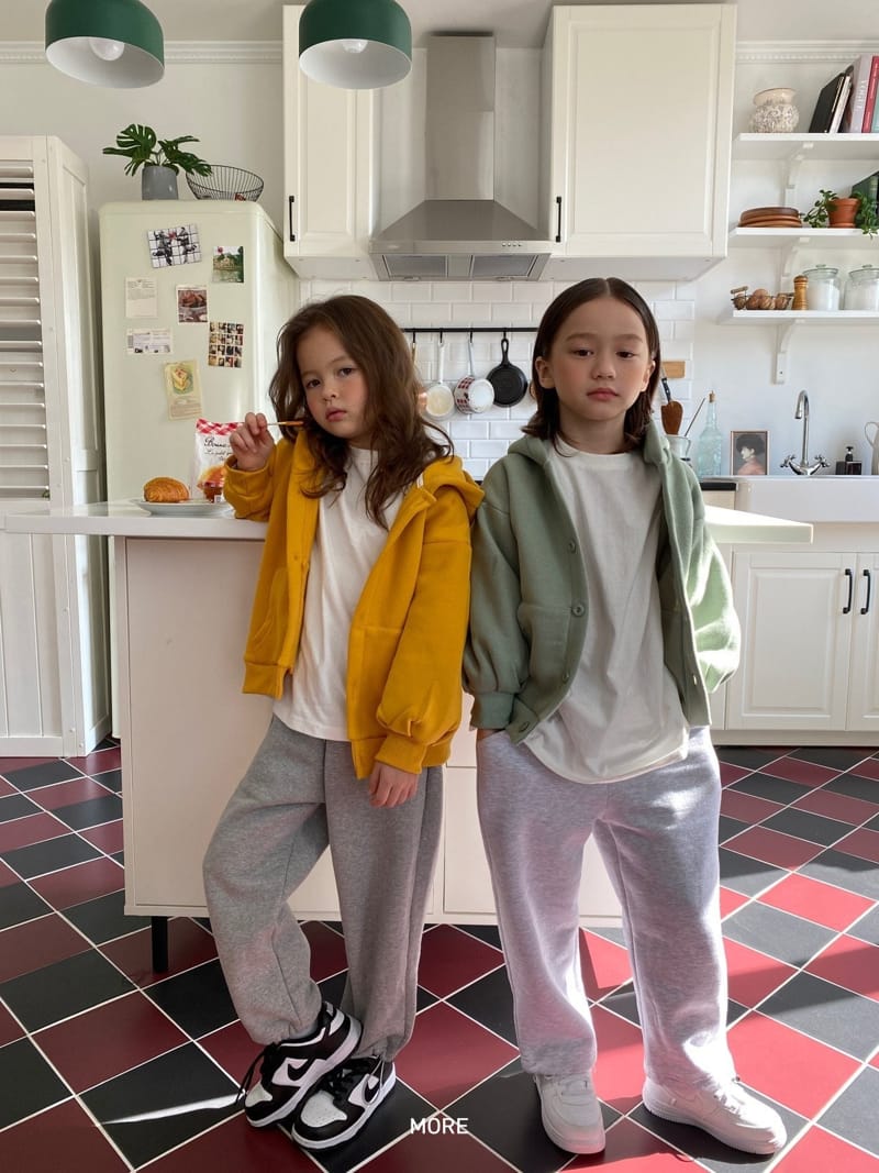 MORE - Korean Children Fashion - #Kfashion4kids - Button Hoody Jacket - 4