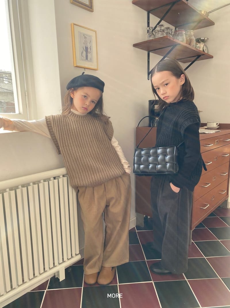 MORE - Korean Children Fashion - #Kfashion4kids - Lene Knit Vest - 11