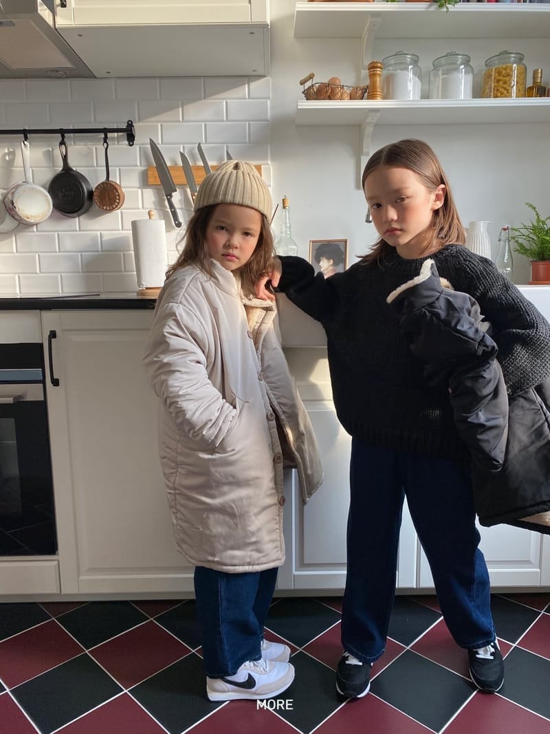 MORE - Korean Children Fashion - #Kfashion4kids - Loose Fit Indigo Jeans - 2