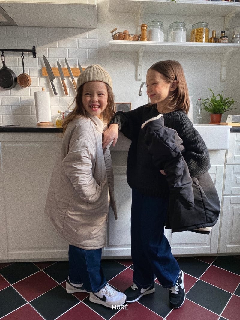 MORE - Korean Children Fashion - #Kfashion4kids - Loose Fit Indigo Jeans - 5